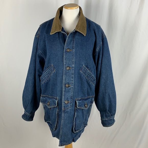 North Bay Jackets & Coats Mens North Bay Denim Field Coat With